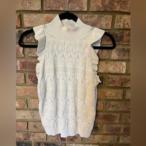 Sleeveless Turtleneck Sweater